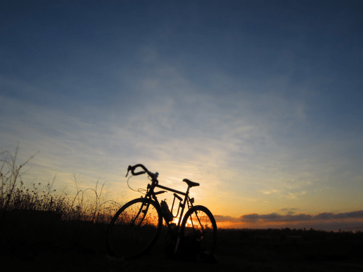 Irvine bicycle sunset.  Irvine Commissioner Melissa Fox. melissafoxblog.com.