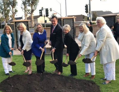 Councilmember Melissa Fox joins with Gold Star Mothers and other City Councilmembers at Northwood Gratitutde and Honor Memorial Expansion Ceremony